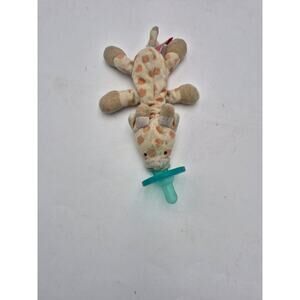 WubbaNub Giraffe Pacifier Plush – Baby Soother Buddy
